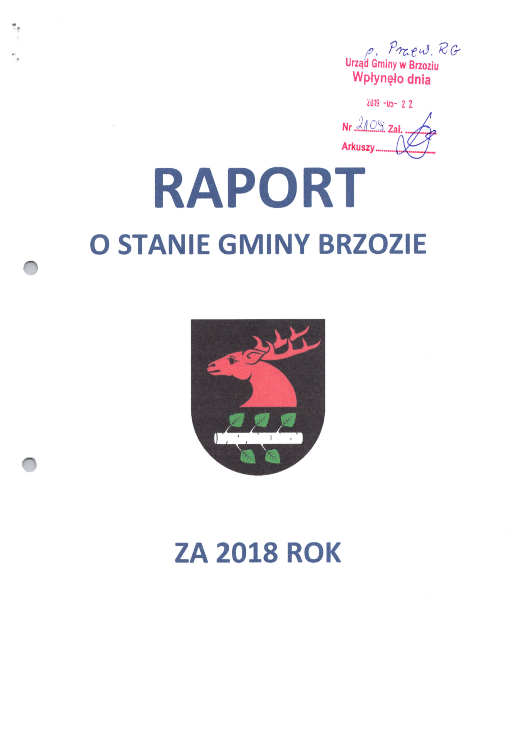 Raport 0 Stanie Gminy Brzozie ®