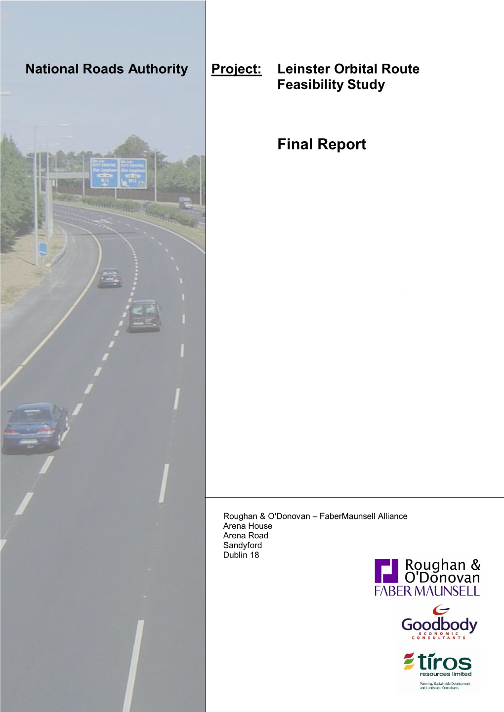 Leinster Orbital Route Feasibility Study