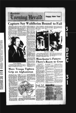 Captors Say Waldheim Bound to Fail