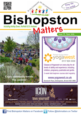 Bishopston Matters June 2016
