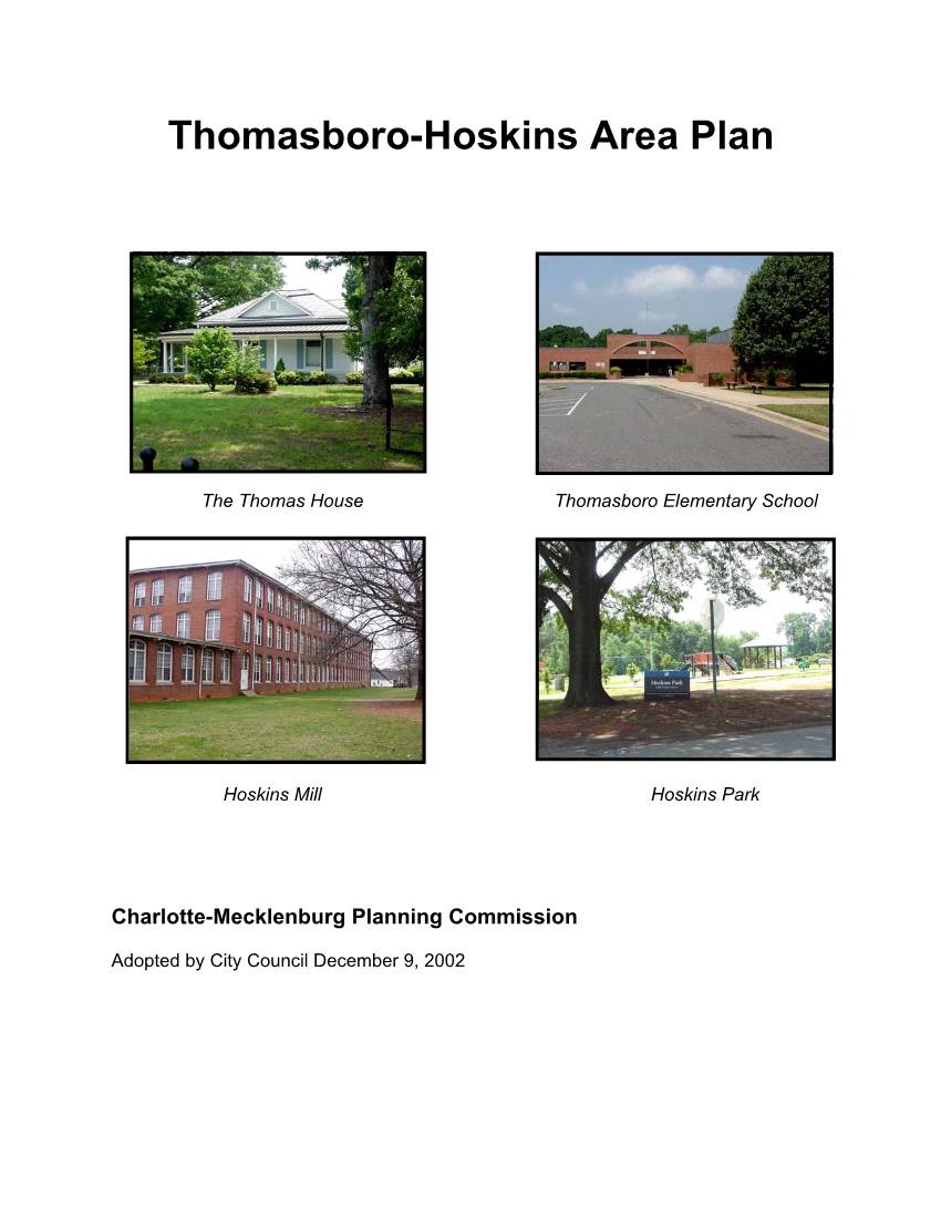 Thomasboro-Hoskins Area Plan