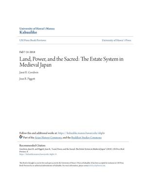 The Estate System in Medieval Japan Janet R
