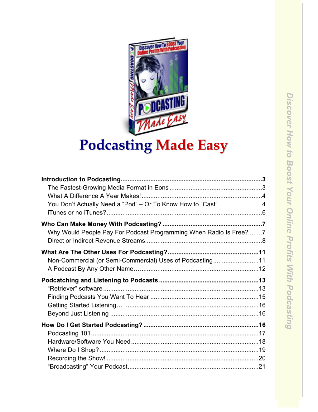 Podcasting Made Easy