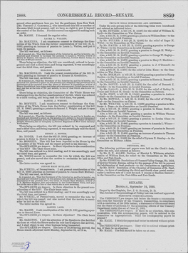 CONGRESSIONAL RECORD- SENATE. 8859 ' Several Other Gentlemen Here Are, but the Gentleman from New York PRIV~TE BILLS INTRODUCED .AND REFERRED