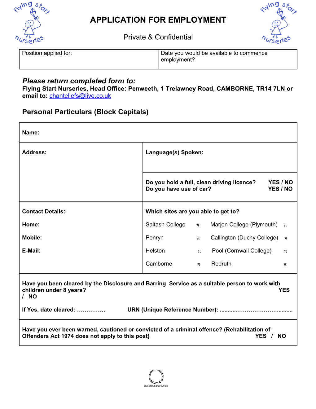 Application for Employment s34