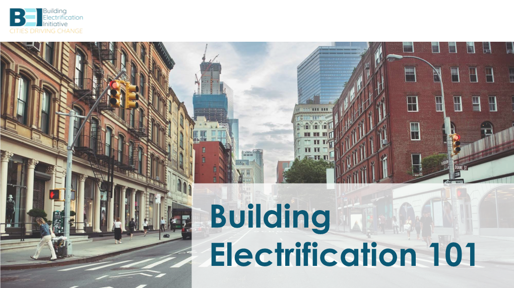 Building Electrification