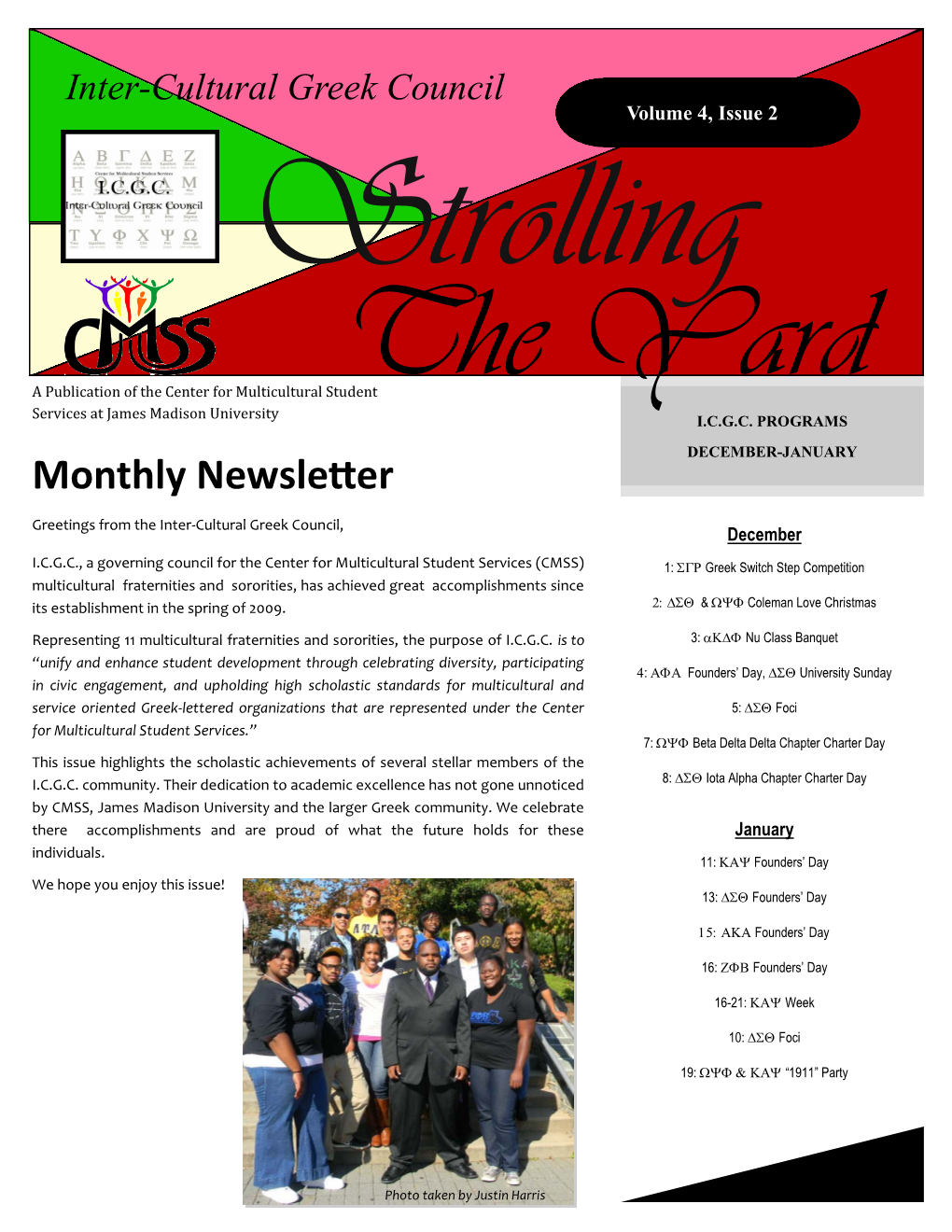 Monthly Newsletter