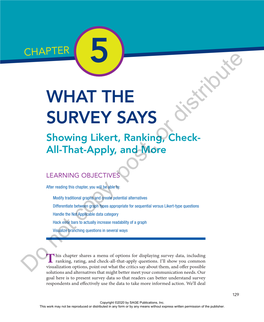 Chapter 5. What the Survey Says