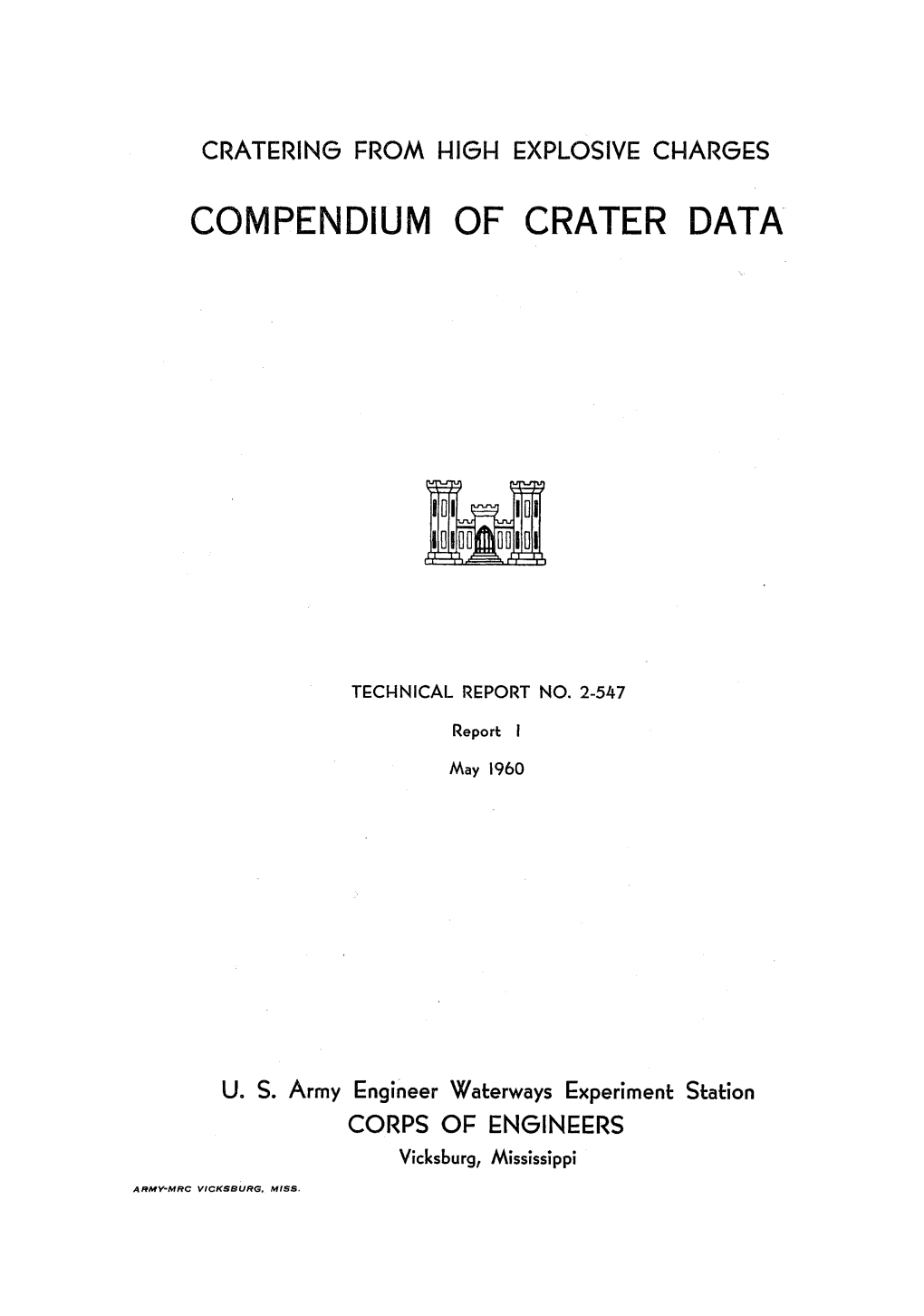 Compendium of Crater Data