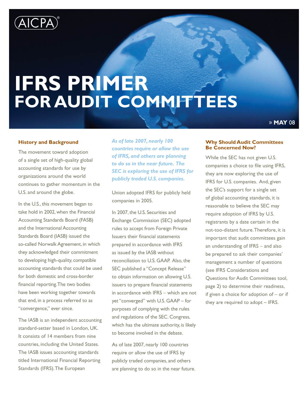 IFRS Primer for Audit Committees