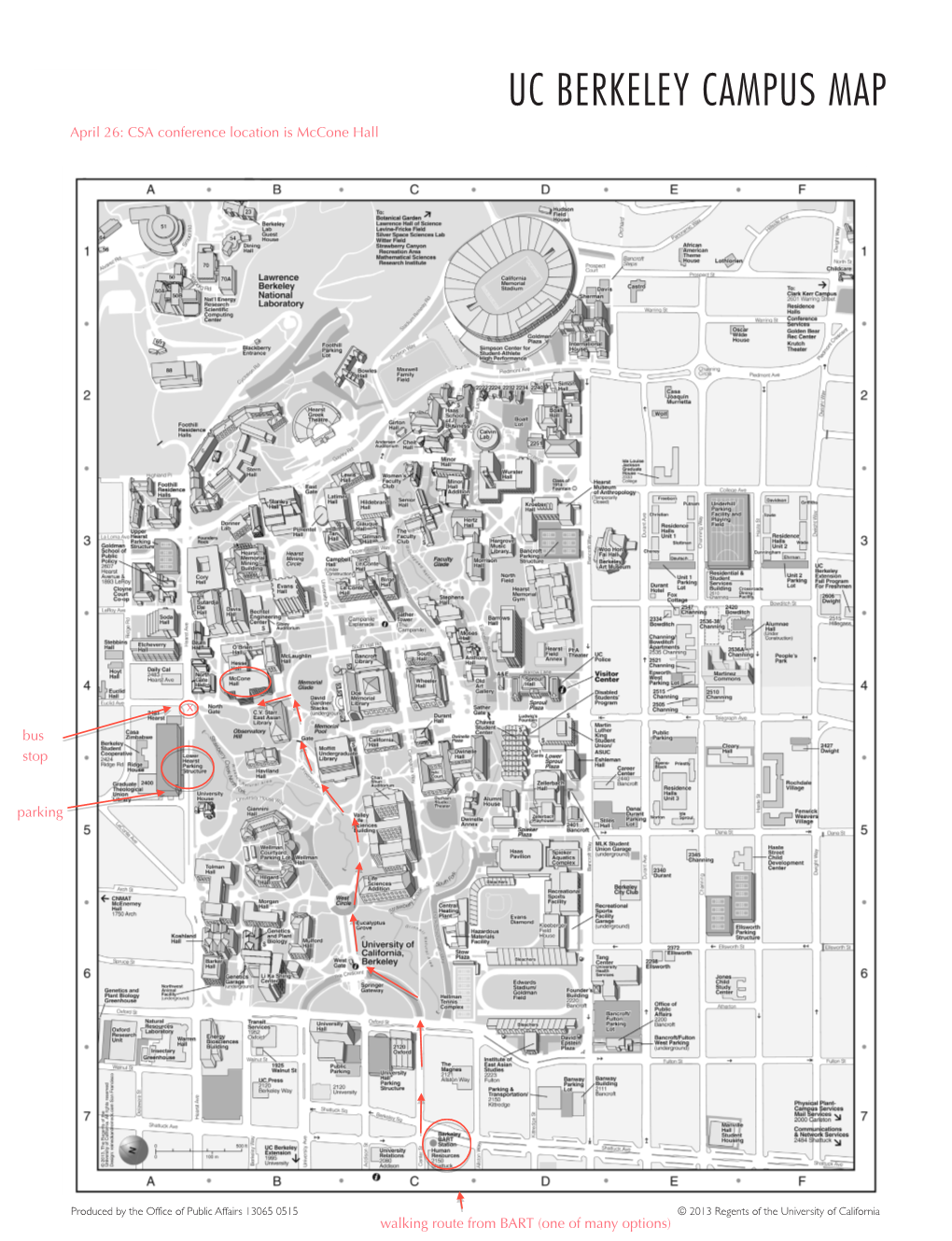 Uc Berkeley Campus Map