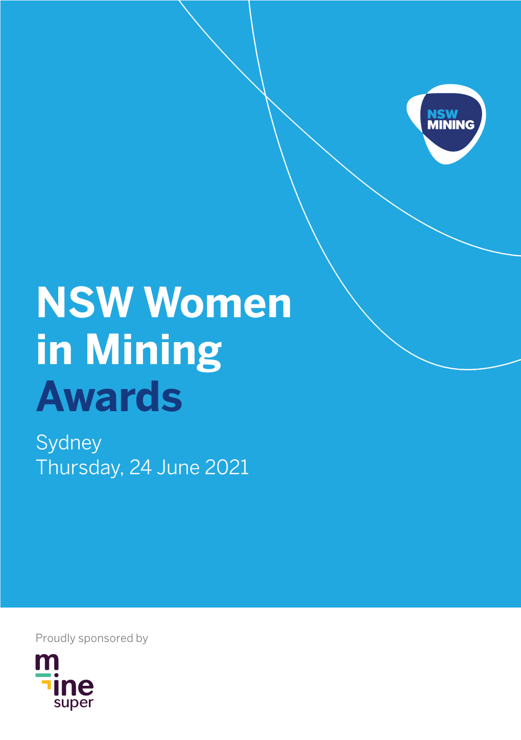 NSW Women in Mining Awards Sydney Thursday, 24 June 2021