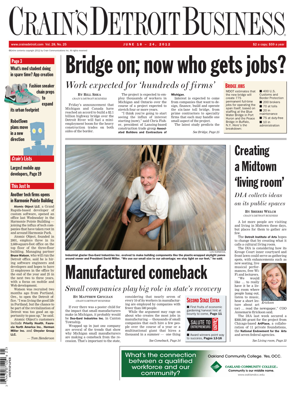 Bridge On; Now Who Gets Jobs?