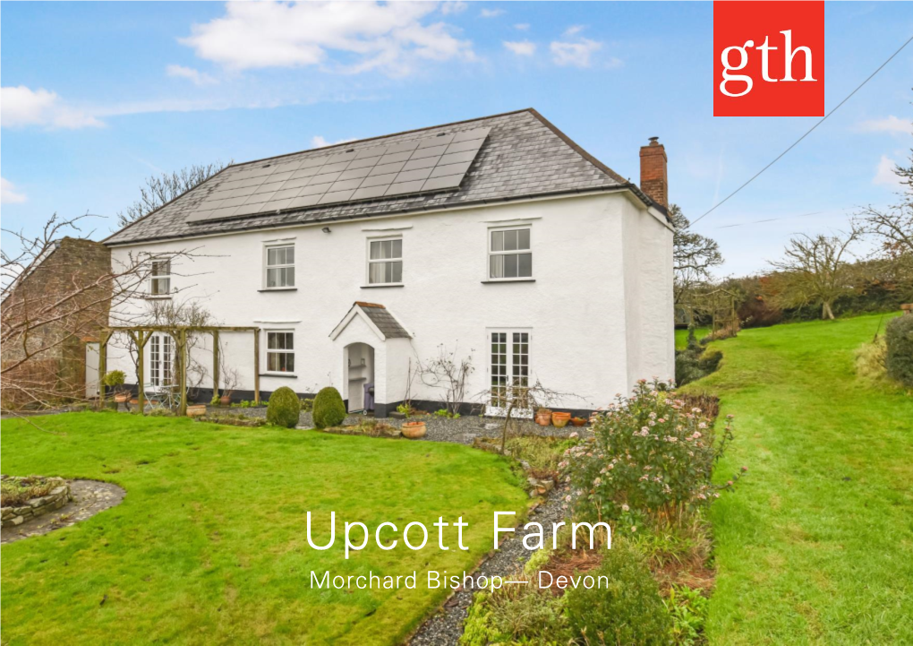 Upcott Farm Morchard Bishop— Devon Middleupcott Rill Farm Barn Shillingfordmorchard - Bishopdevon -Crediton EX16 9BD Guide Price £315,000