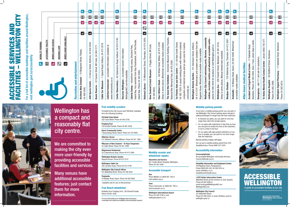 Accessible Services and Facilities