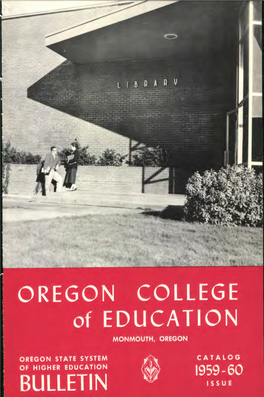 Oregon College of Education 1959