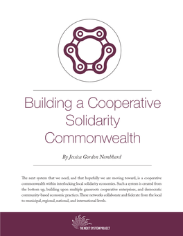 Building a Cooperative Solidarity Commonwealth