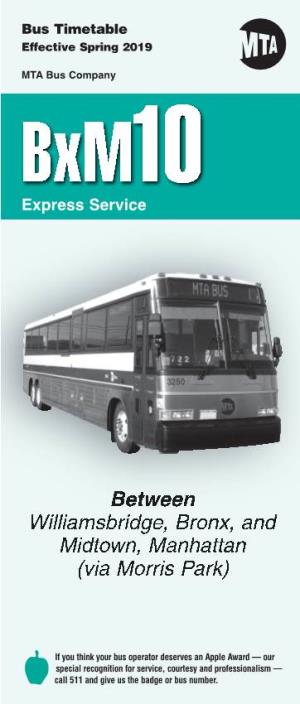 Bxm10 Bus Schedule