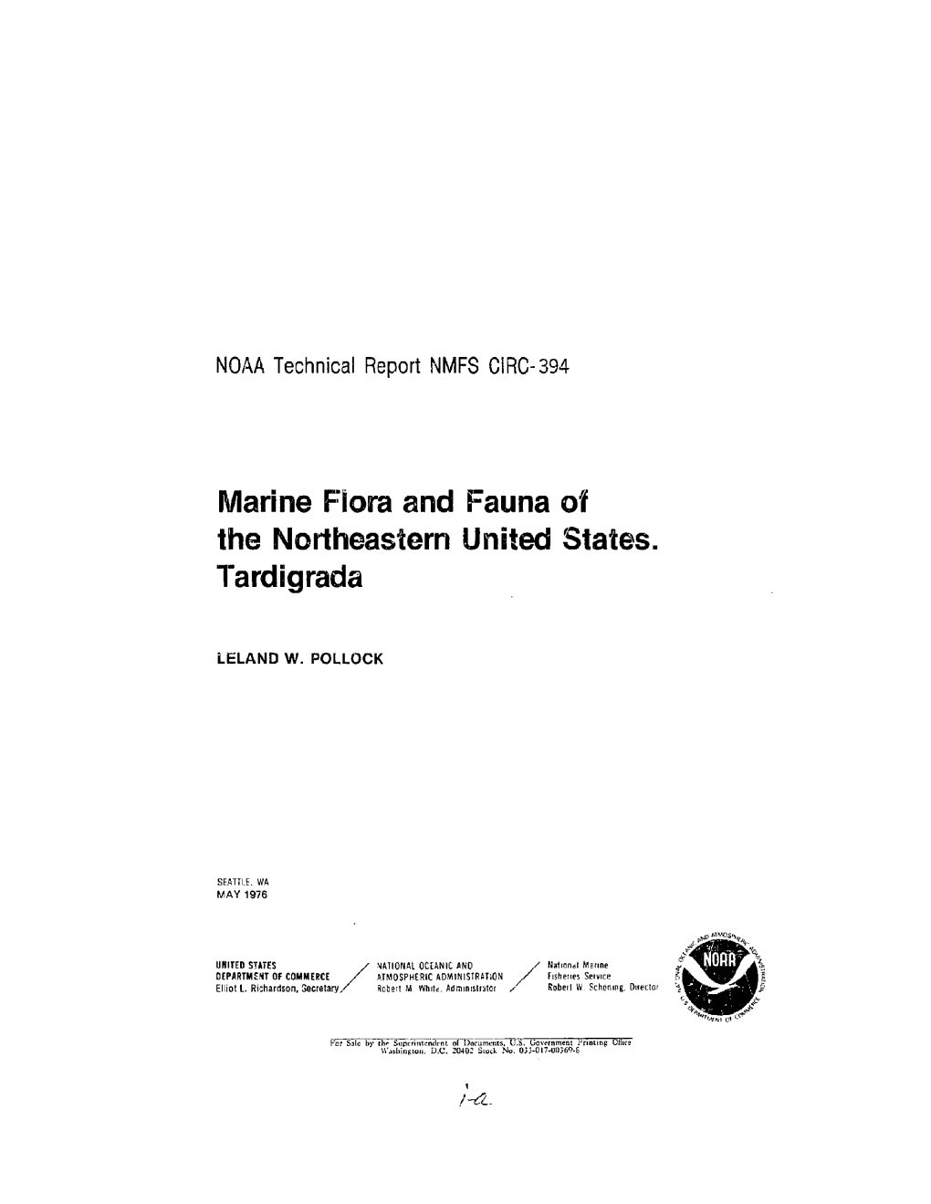 Marine Flora and Fauna of the Northeastern United States. Tardigrada