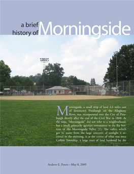 A Brief History of Morningside