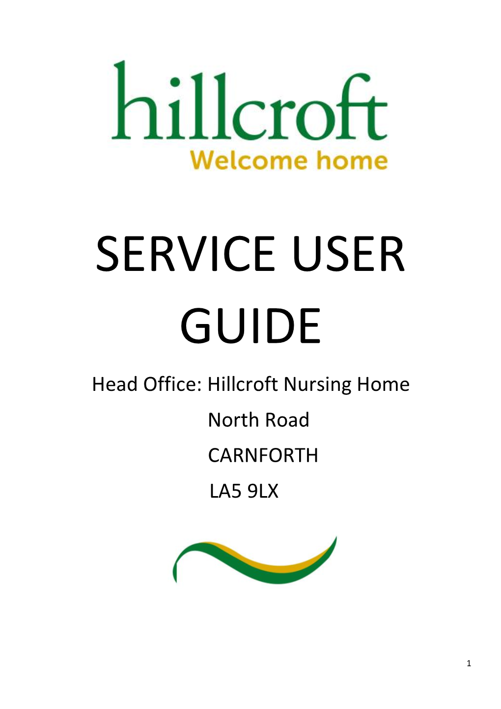Service User Guide and Shown Here on Our Website