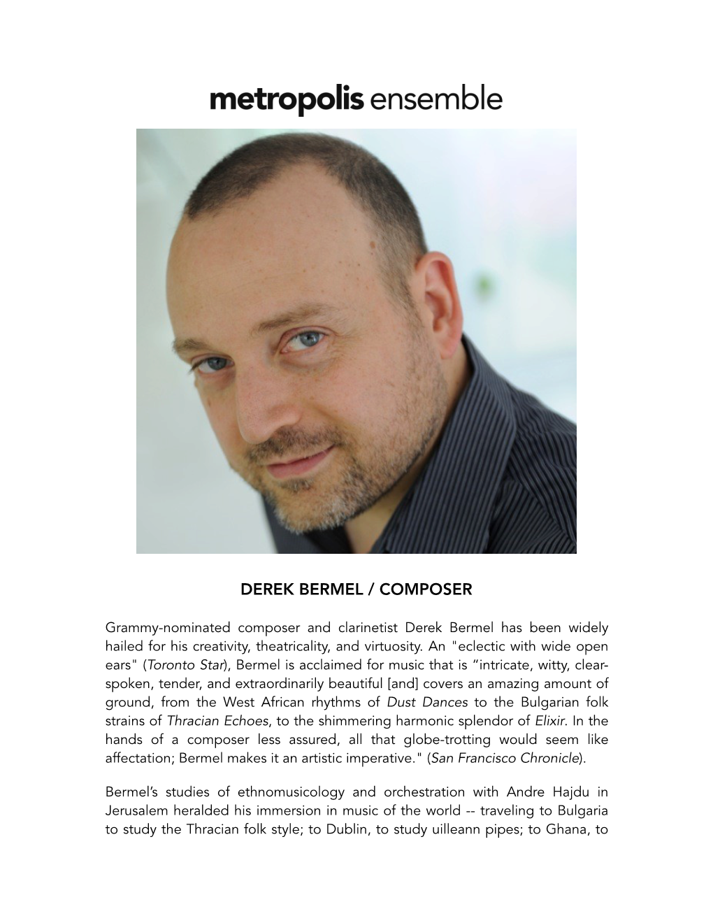 Derek Bermel / Composer