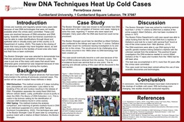 Solving Cold Cases with DNA: the Boston Strangler Case