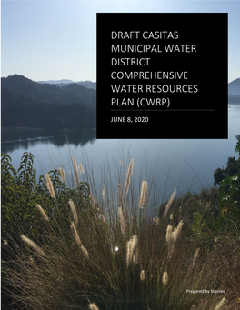 Draft Casitas Municipal Water District Comprehensive Water Resources