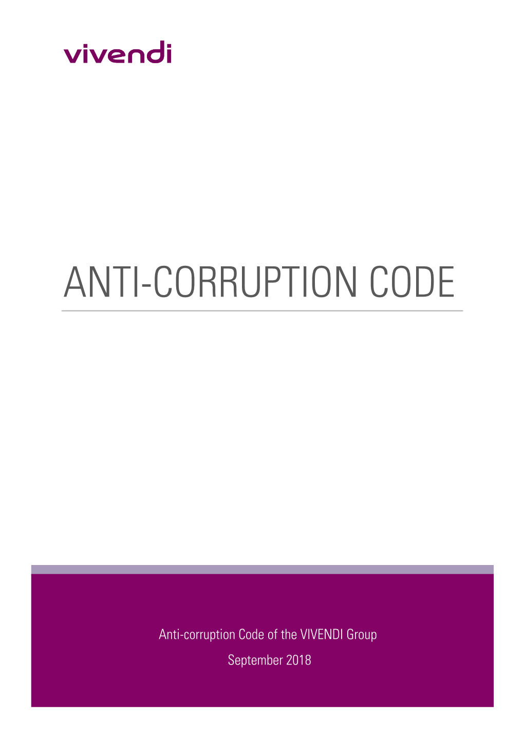 Anti-Corruption Code
