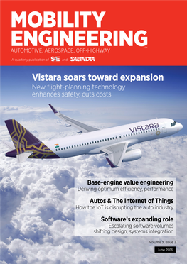 Vistara Soars Toward Expansion New Flight-Planning Technology Enhances Safety, Cuts Costs