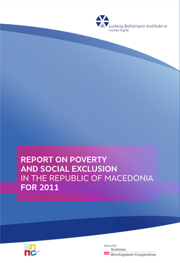 Annual Report on Poverty and Social Exclusion 2011