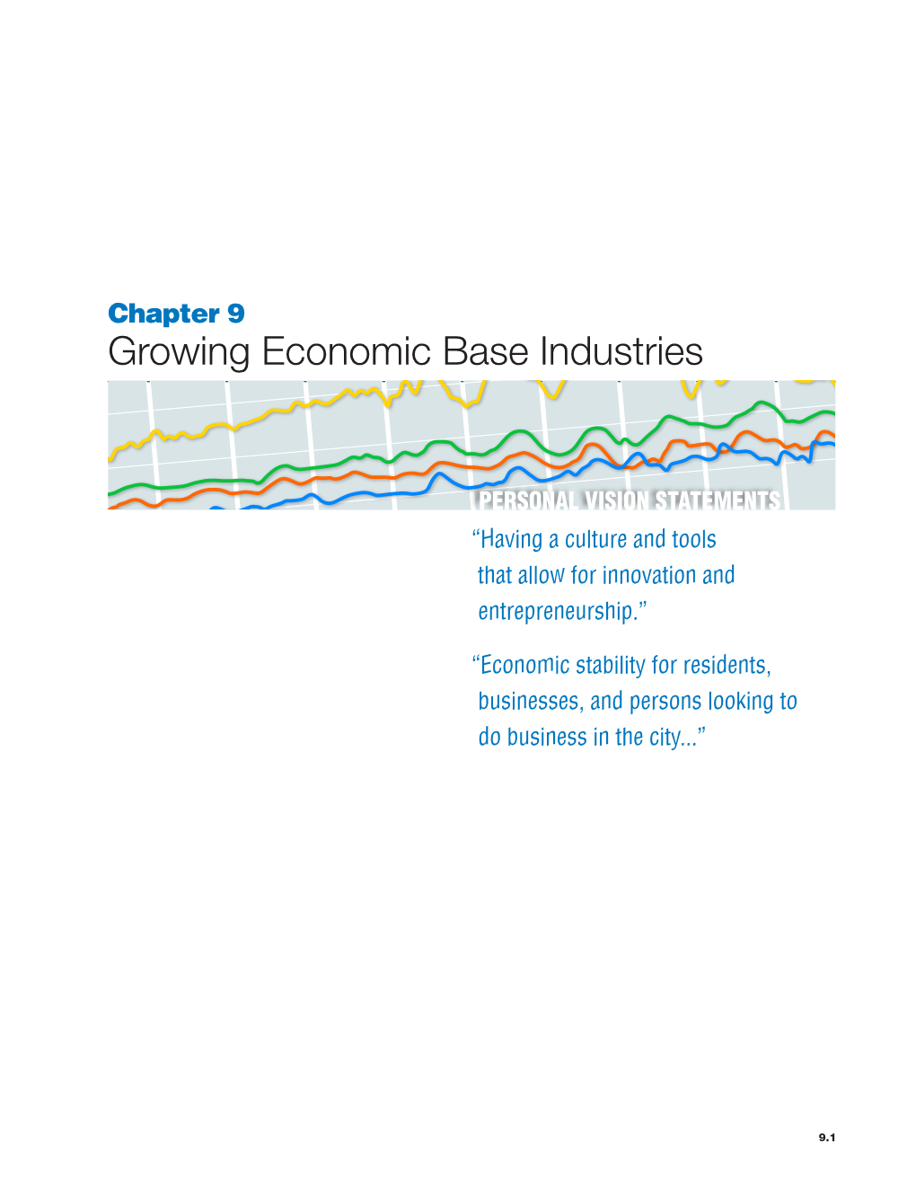 Chapter 9 Growing Economic Base Industries $395K