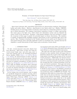 Terminus: a Versatile Simulator for Space-Based Telescopes