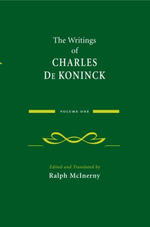 Writings of Charles De Koninck, Volume