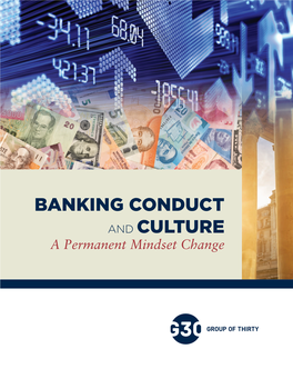 BANKING CONDUCT and CULTURE a Permanent Mindset Change