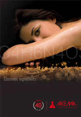 Cosmetic Ingredients Cosmetic Company Highlights