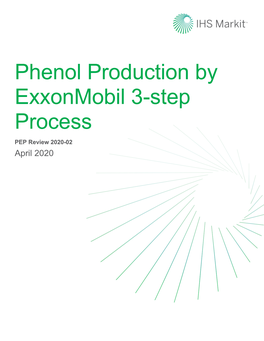 Phenol Production by Exxonmobil 3-Step Process
