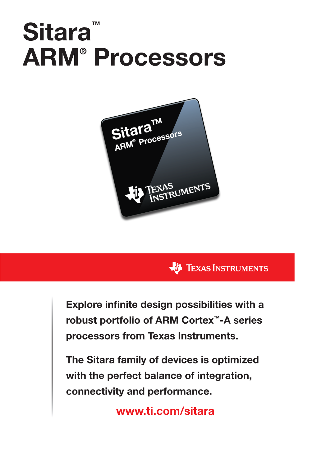 Sitara ARM Processors Brochure