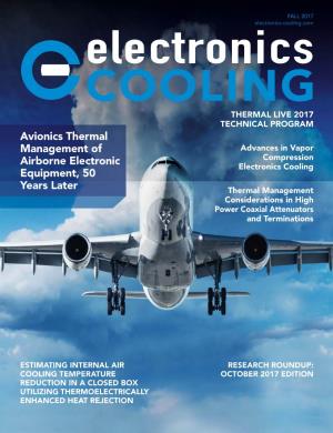 Avionics Thermal Management of Airborne Electronic Equipment, 50 Years Later