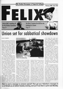 Felix Issue 1166, 2000
