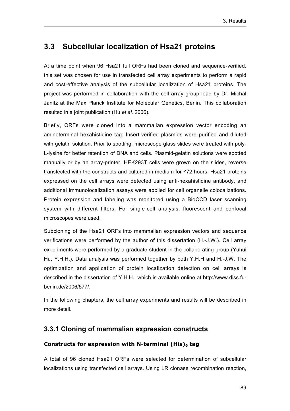 3.3 Subcellular Localization of Hsa21 Proteins