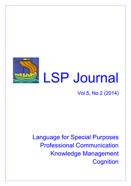 LSP Journal Vol.5, No.2 (2014)