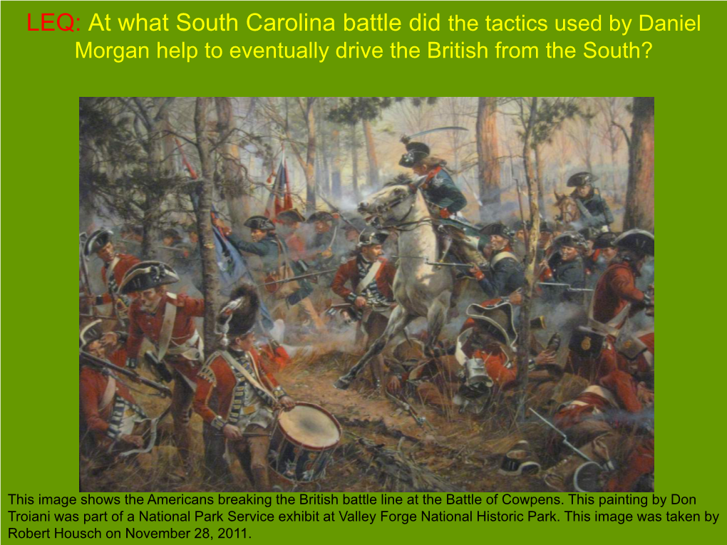 Download the American Revolution Southern Battles