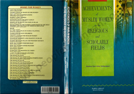 Achievements of Muslim Women in the Religious and Scholarly Fields