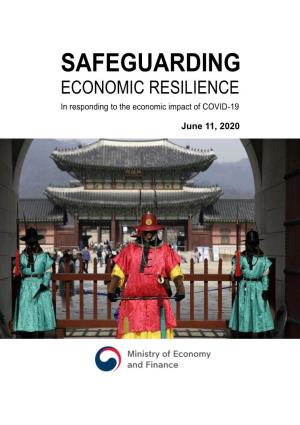 SAFEGUARDING ECONOMIC RESILIENCE in Responding to the Economic Impact of COVID-19