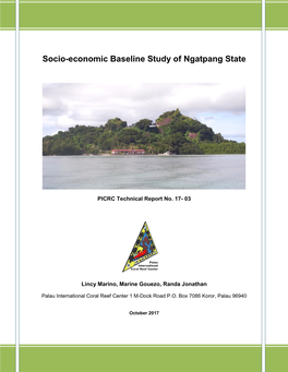 Socio-Economic Baseline Study of Ngatpang State
