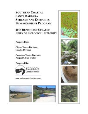 Southern Coastal Santa Barbara Streams and Estuaries Bioassessment Program