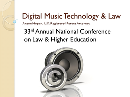 Digital Music Technology &