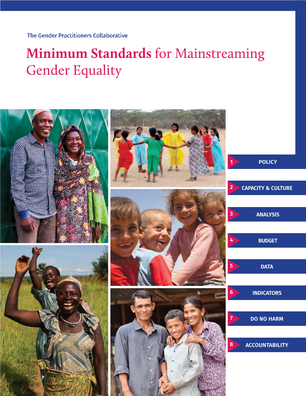 Minimum Standards for Mainstreaming Gender Equality