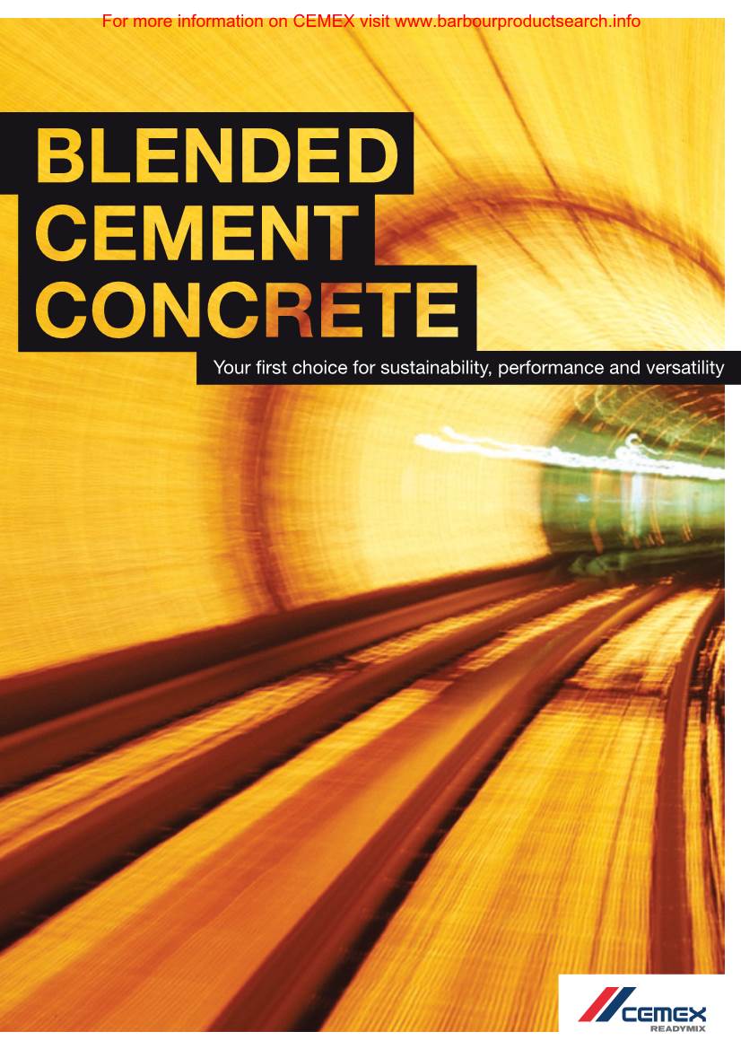 CEMEX Sustainable Blended Cement Concrete